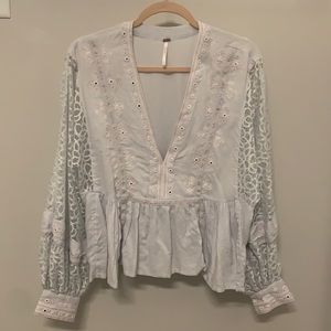Free people long sleeve shirt